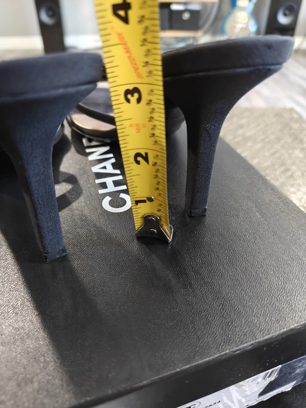 CHANEL Women's Black Camellia Mules 3